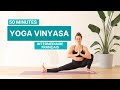 Yoga vinyasa dynamique intermdiaire 50 minutes cours complet franais