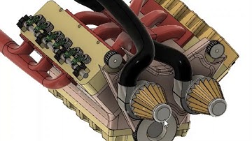 Autodesk Fusion 360 V6 Engine Design Demo