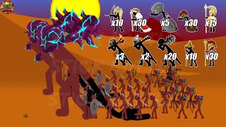 What is the BEST army to DESTROY the TOLOXIPHITE TRIBE? | STICK WAR LEGACY | STICK BATTLE screenshot 4