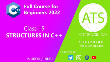 Structures in C++ | C++ Tutorial For Beginners 2022 in Urdu/Hindi