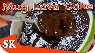 HOW to make CHOCOLATE LAVA CAKE in a MUG
