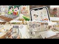 anime phone transformation 🌈 — ios 14 aesthetic + macbook air 2020 unboxing and accessories 💻🍃