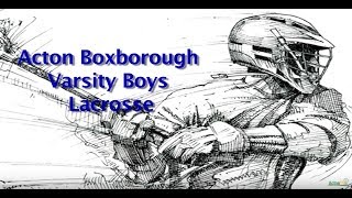 Acton Boxborough Varsity Boys Lacrosse vs Melrose 4/5/19