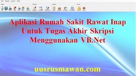 aplikasi program sistem informasi rumah sakit rekam medis rawat inap untuk tugas akhir skripsi