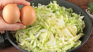 Better than pizza! Do you have cabbage and eggs at home?! Fast and easy dinner recipe. by Fast & Easy Recipes 9,364 views 7 days ago 5 minutes, 25 seconds