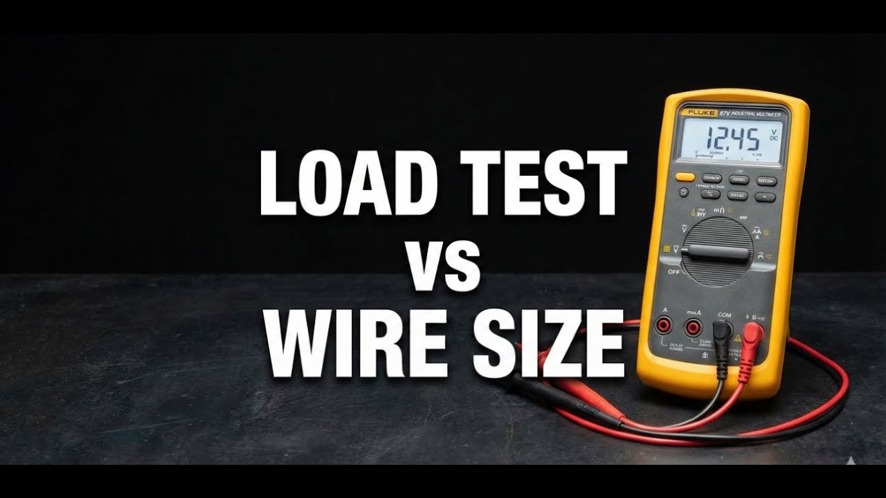 Тест нагрузки в зависимости от размера провода
