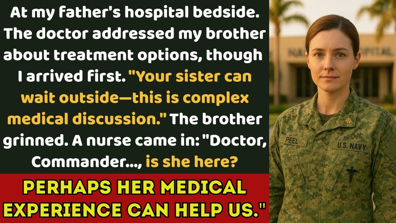 'Wait outside, this is complex medical talk,' the doctor said. Then the nurse asked...