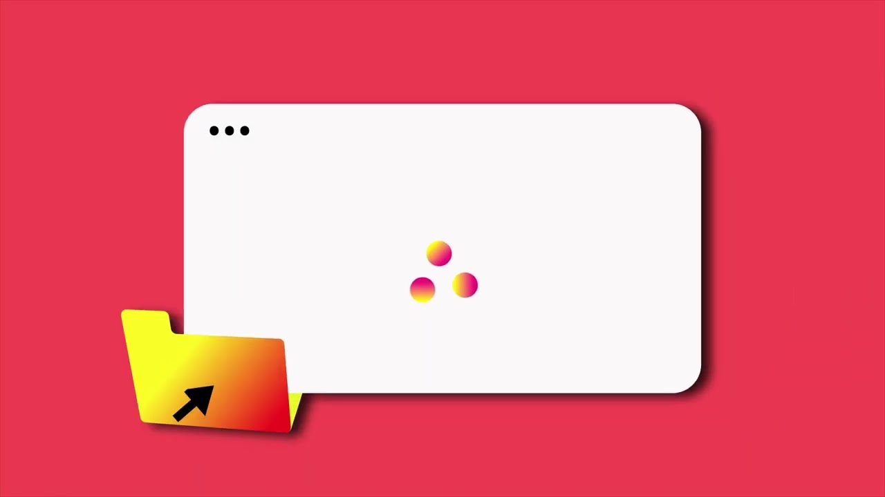 Asana- logo #animation 🧡🤍
