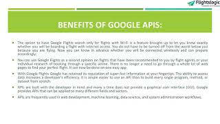 Google Flights API - FlightsLogic