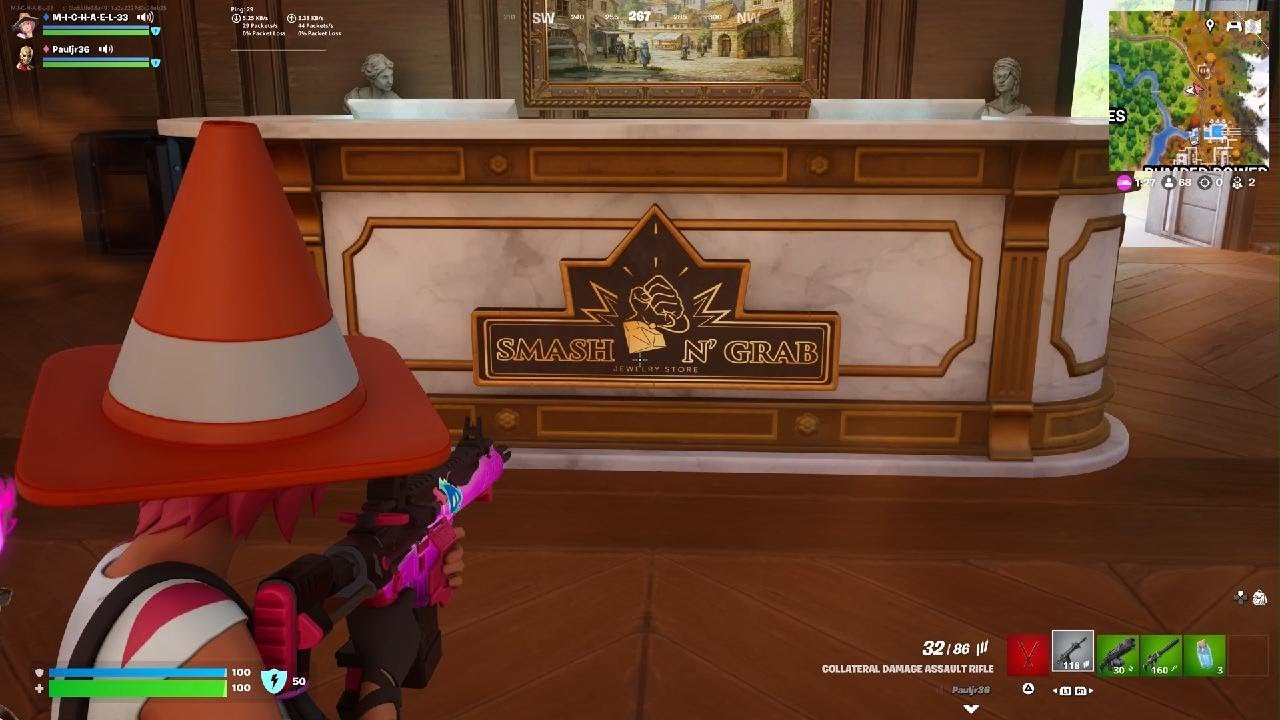 We Robbed A Jewelry Store In Fortnite - YouTube
