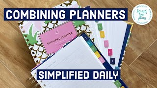 Academic to Calendar Year (9 months) || Simplified Daily || Combining Planners || Mandy Lynn Plans