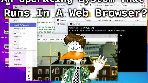 An Operating System That Runs in a Web Browser? Puter OS