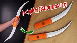 Double Knife Boomerang || How to make paper Double Knife Boomerang Ninja Weapon