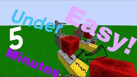 How to make a redstone torch key in under 1 minute!