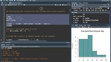 ST351 Week 8 - One Sample t-Methods in R Studio