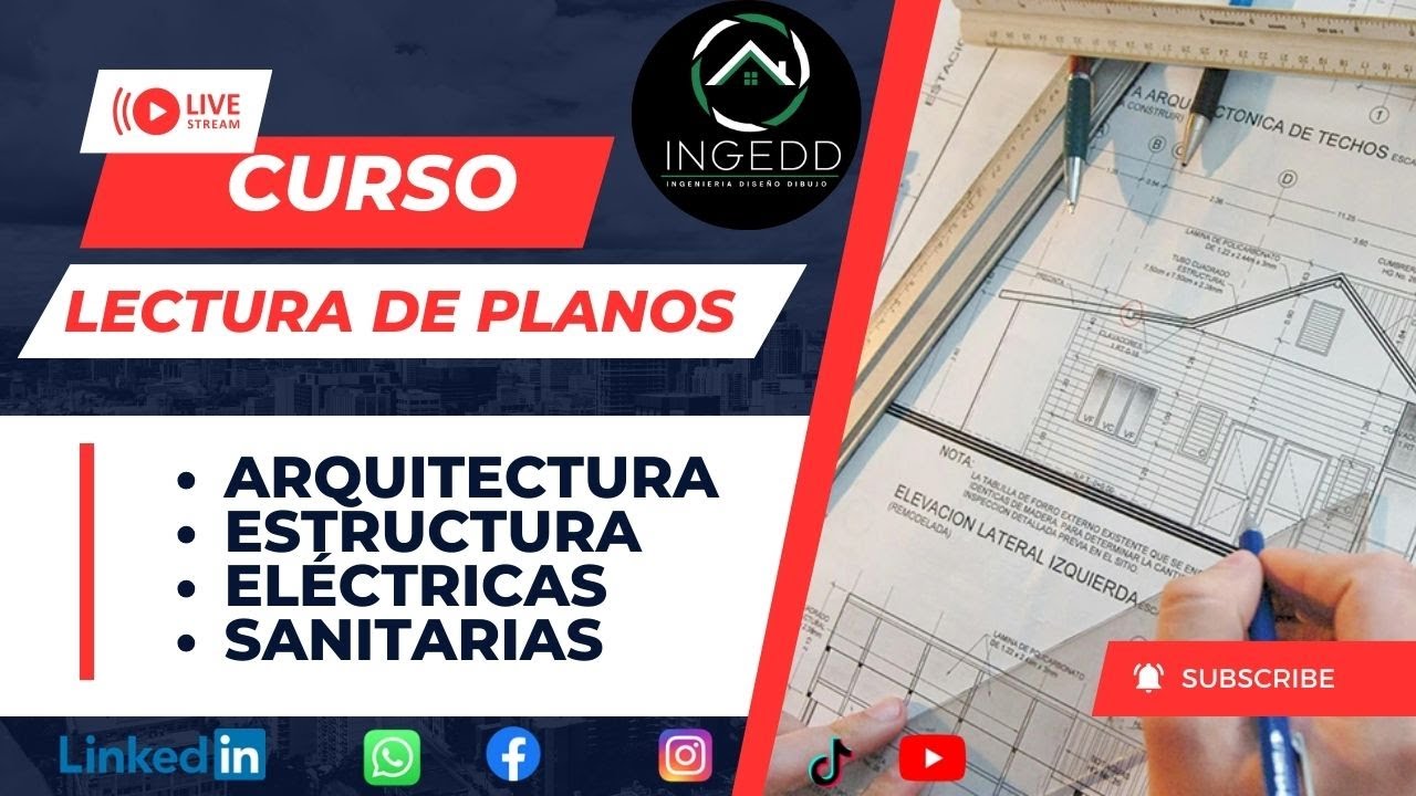 Curso Lectura de planos 2023 - arquitectura, Estructura, Eléctrica ...
