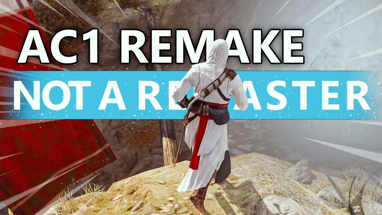 Assassin's Creed 1 Remastered RTX ON GRAPHICS MOD Comparison & Talking  About AC1 Remake & My Channel 