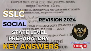 SSLC SOCIAL STATE LEVEL QUESTION PAPER WITH ANSWERS 2024-25 | 2024-25 STATE LEVEL QUESTION PAPER