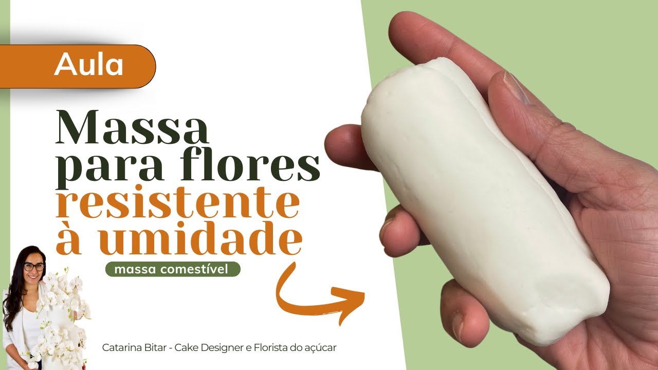 Receita fácil e prática para flores de açúcar (resistente à umidade) 