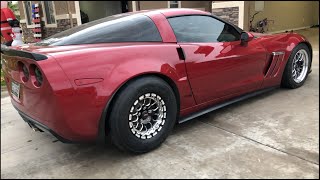 15's Weld S77 installed on the C6 Grandsport plus more to come.