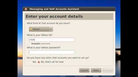 Chat Settings in Ubuntu 10.04