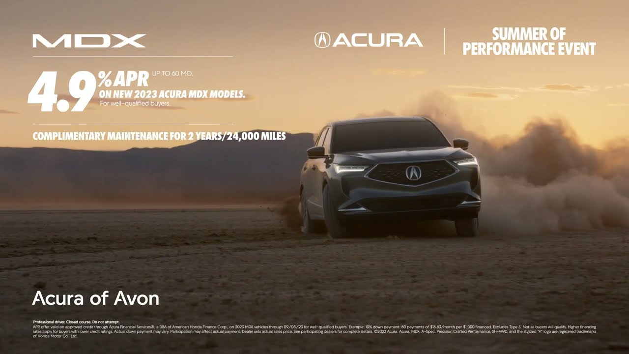 Get to Acura of Avon for the Summer of Performance Event going on now!@