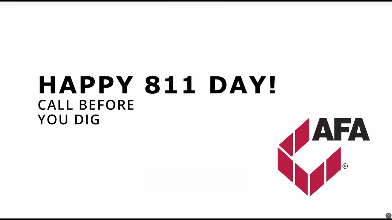 Why You MUST Call 811 Before You Dig | National 811 Day with Sam Hall ...