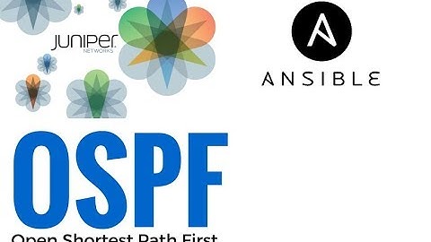 OSPF protocol on juniper routers + ansible automation