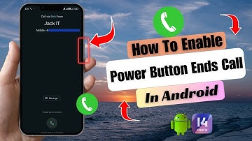How To Enable Power Button End Calls On Android