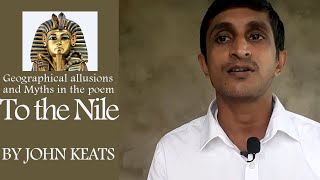 Allusions in the poem To the Nile by John Keats