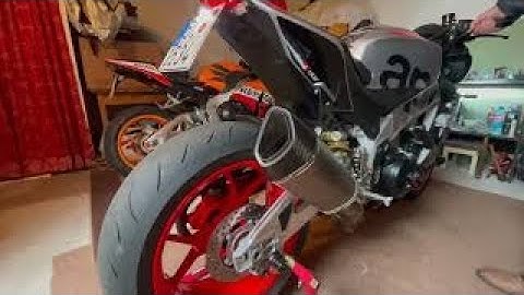 Aprilia Tuono V4 1100 RR - SC-Project SC1R - without DB Killer - flames