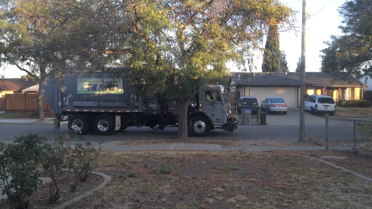 San Jose California Waste Solution Garbage Truck YouTube