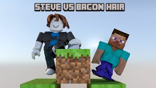 Steve VS Bacon hair | Who's Gonna Win? screenshot 4
