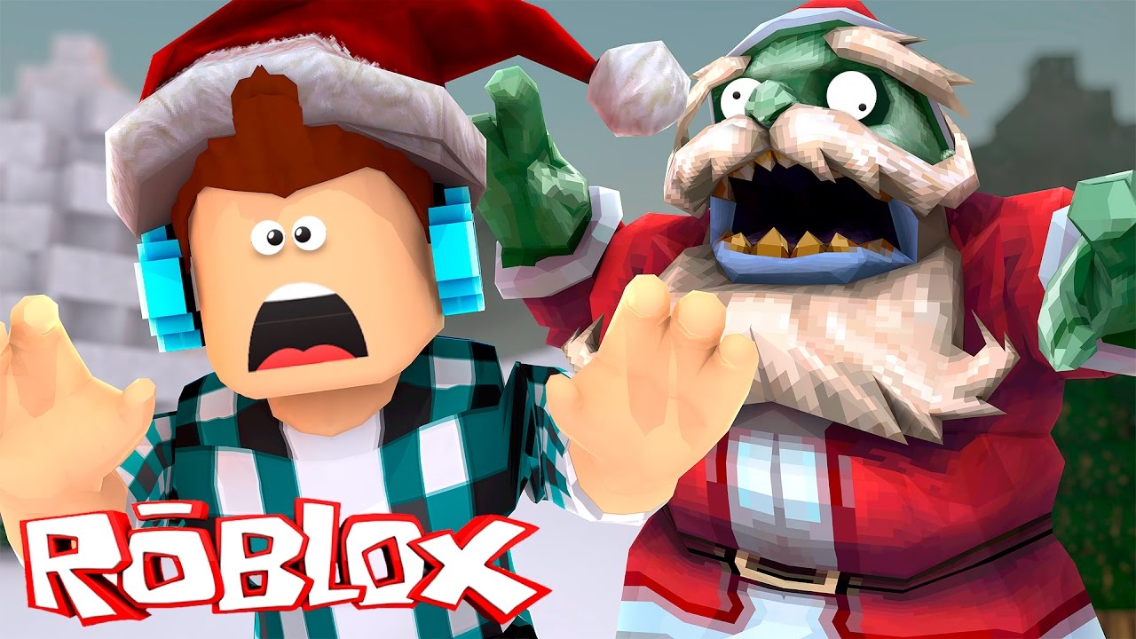 Roblox - FUJA DO PAPAI NOEL !! jogar roblox oline