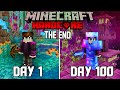 I Survived 100 Days of HARDCORE Minecraft in the END