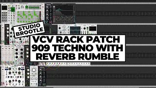 VCV Rack Patch - 909 Techno With Reverb Rumble VCV Rack Patch - 909 Techno With Reverb Rumble