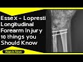 Essex - Lopresti Injury for FRCS