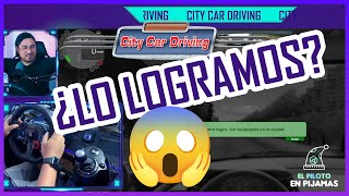 🚗 Pasando el examen de conducir de la ciudad en City Car Driving | Logitech G29