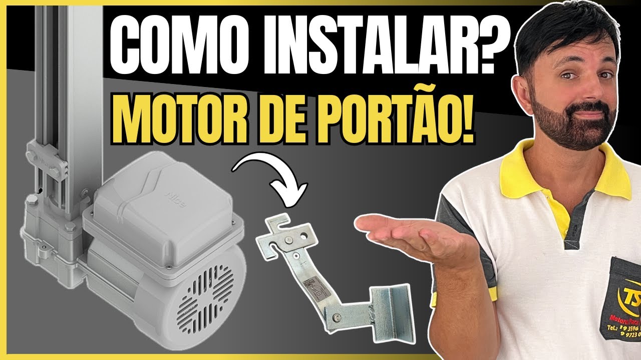 COMO INSTALAR MOTOR PARA PORTÃO BASCULANTE - DICAS DE INSTALAÇÃO ...