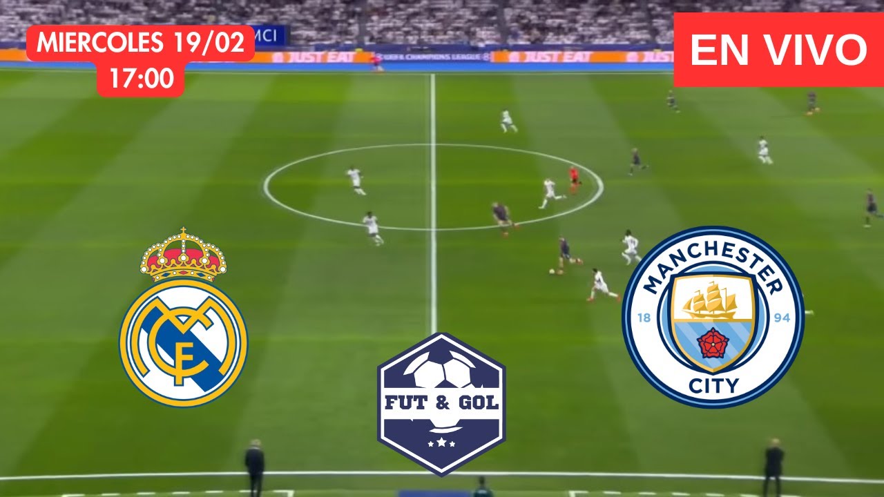🔴 REAL MADRID - MANCHESTER CITY EN VIVO | CHAMPIONS LEAGUE EN FUT AND ...