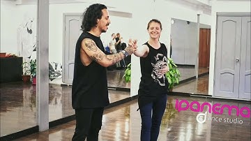 Carlos Oliveira and Evgenia Stecenko. Zouk demo. (Fear of the Water)