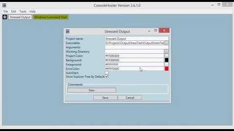 ConsoleHoster: How to Import a Project from Shortcut