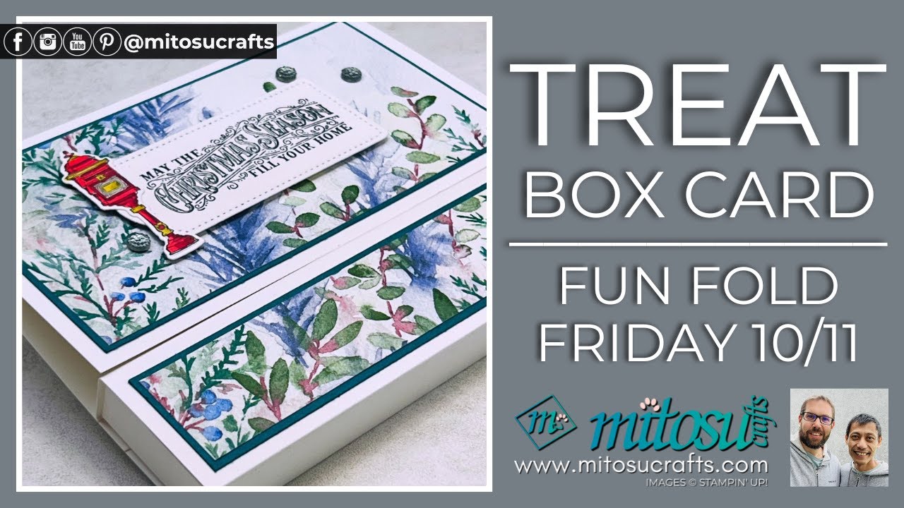 Fun Fold Friday - Christmas Treat Box Gift Card - YouTube
