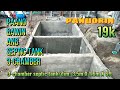 PAANO GUMAWA NG 3-CHAMBER SEPTIC TANK | dimension: 3.5mX1.6mX6ft