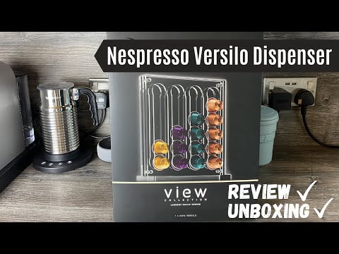 Nespresso Versilo Dispenser REVIEW & UNBOXING | Is this View pod or capsule holder worth the money?