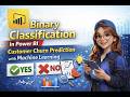 Binary Classification in Power BI | Customer Churn Prediction with Machine Learning