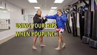 How To Use Your Hips When Punching #muaythai #boxing #kickboxing #fighttips