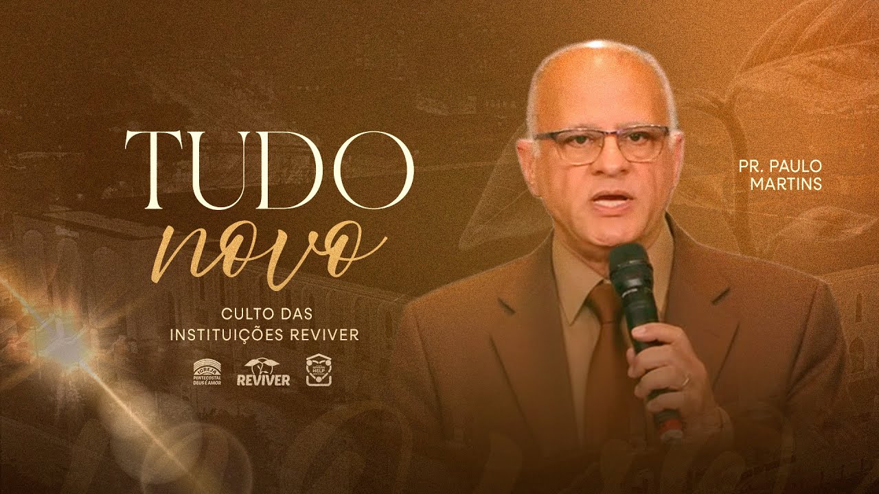 Pr. Paulo Martins | Fundação Reviver | Tema: Tudo novo | IPDA AO VIVO | 08/01/2026