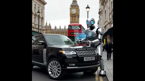 Parking in London? Meet Your New Robot Officer! #ai  #robotics #future  #londonlife #art #innovation