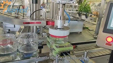 Máy đóng nắp chai servo đầu đơn tự động